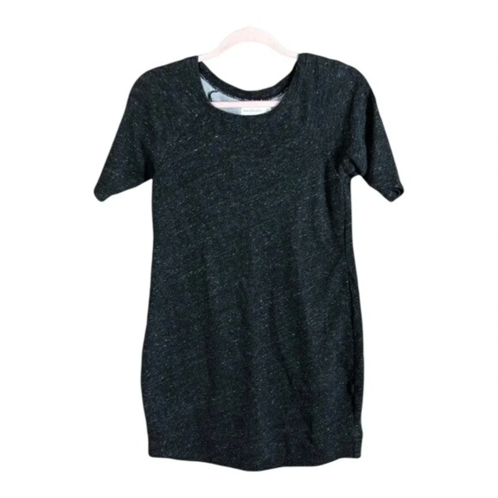 Abercrombie & Fitch Gray Heathered Raglan Short Sleeve‎ T-Shirt Dress XS